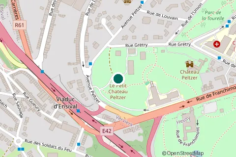 Plan de situation : Le Petit Chateau Peltzer