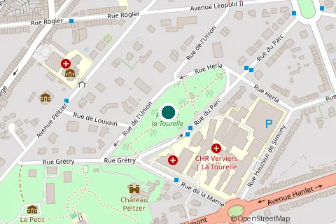Plan de situation : Parc de la Tourelle
