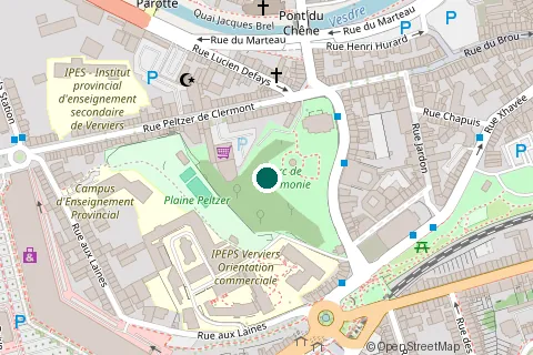 Plan de situation : Parc de l'Harmonie