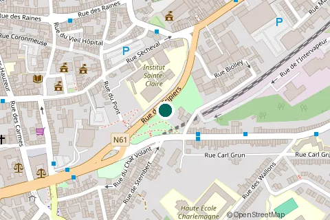 Plan de situation : Parc de la Vierge Noire
