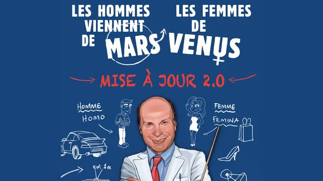 Les Hommes viennent de Mars et les femmes de Vénus - Mise à jour 2.0, visuel officiel